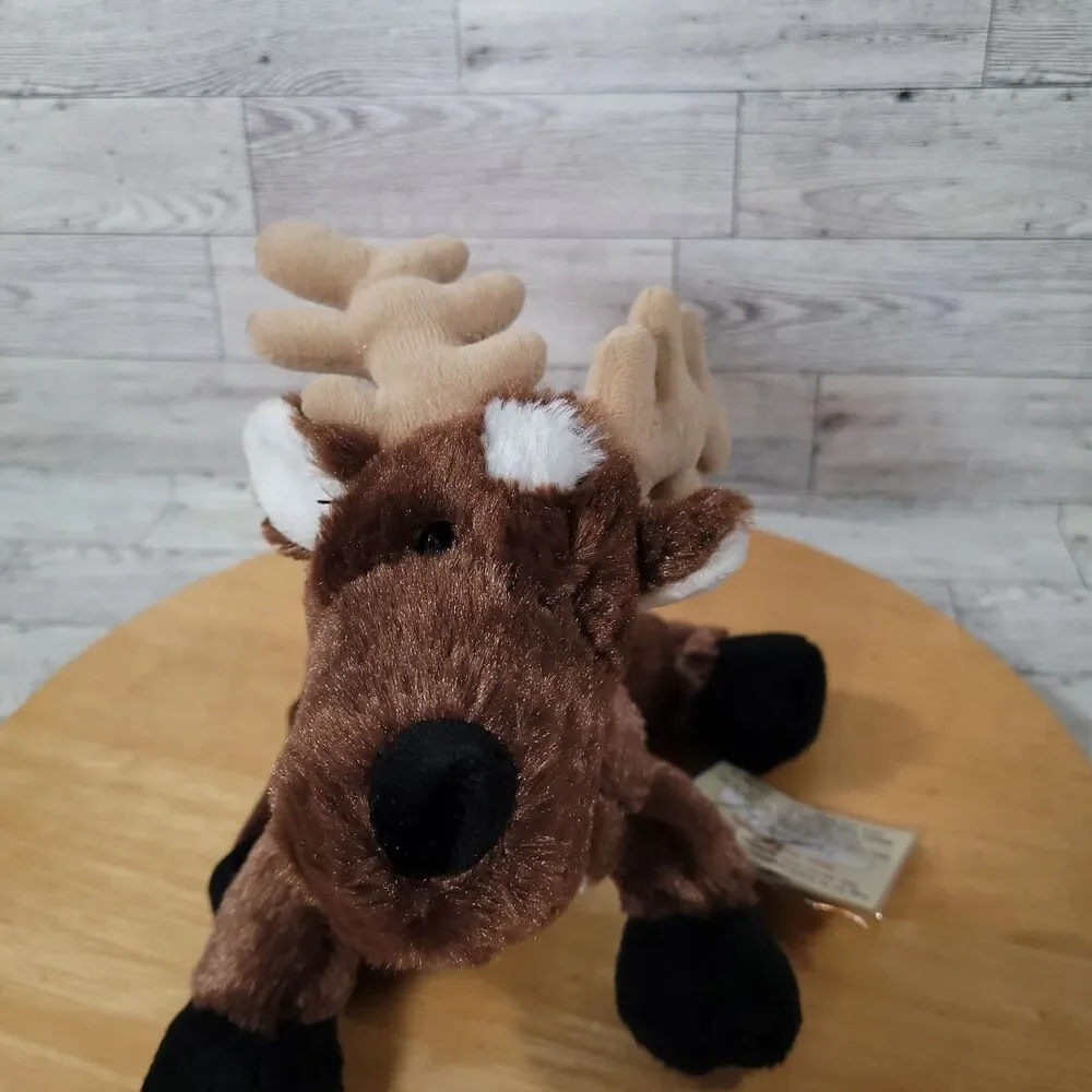 Ganz Webkinz Reindeer 9" Plush Stuffed Animal Retired Hang Tag‎ Brown - Picture 3 of 12